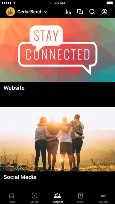 CedarBend Church Screenshot