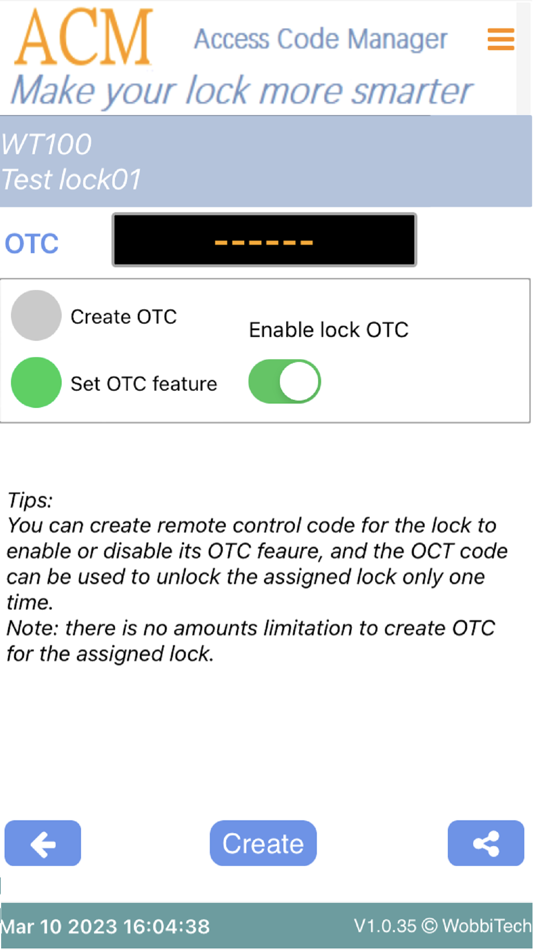 #5. ACM for locks (iOS) Podle: WOBBI TECHNOLOGY LIMITED