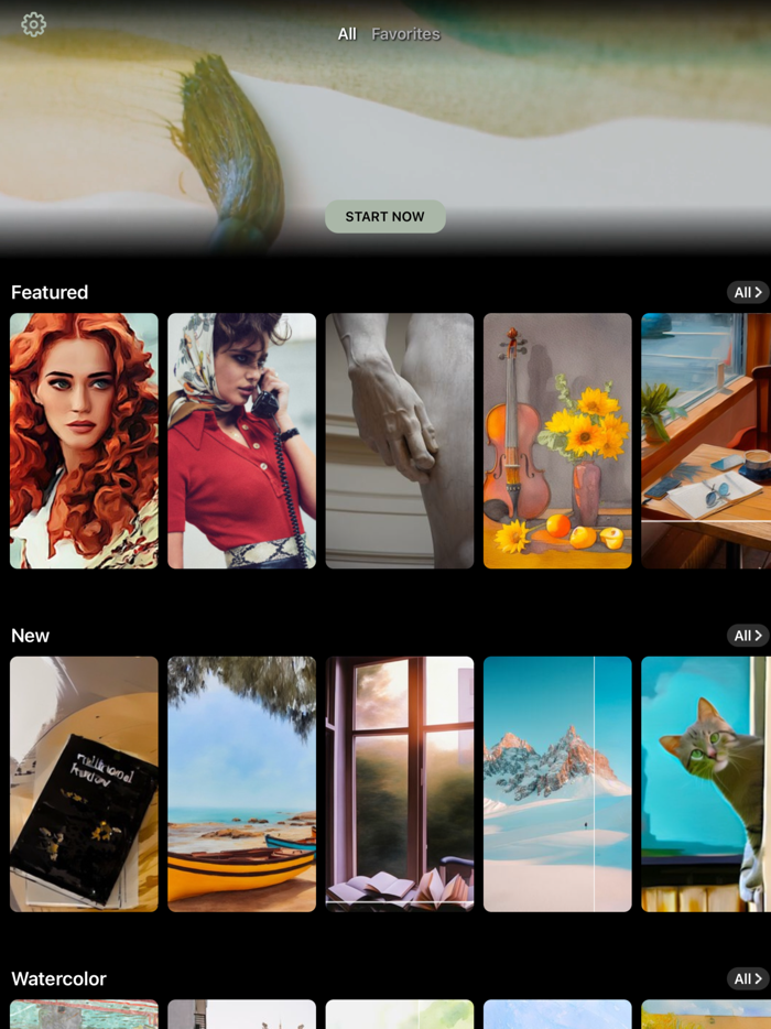 AI Watercolor Painter