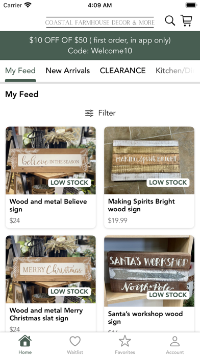 Coastal Farmhouse Decor & More Screenshot