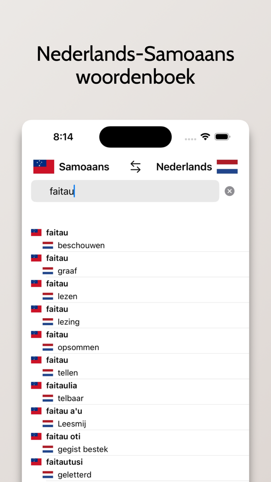 #3. Samoaans-Nederlands (iOS) 由: FB PUBLISHING LLC