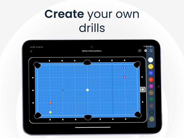 DrillRoom billiard training