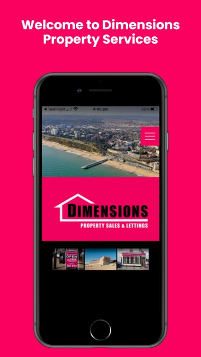 Dimensions Property Services Screenshot