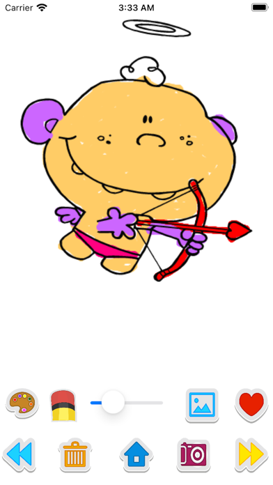 A Valentine's Day Coloring App Screenshot