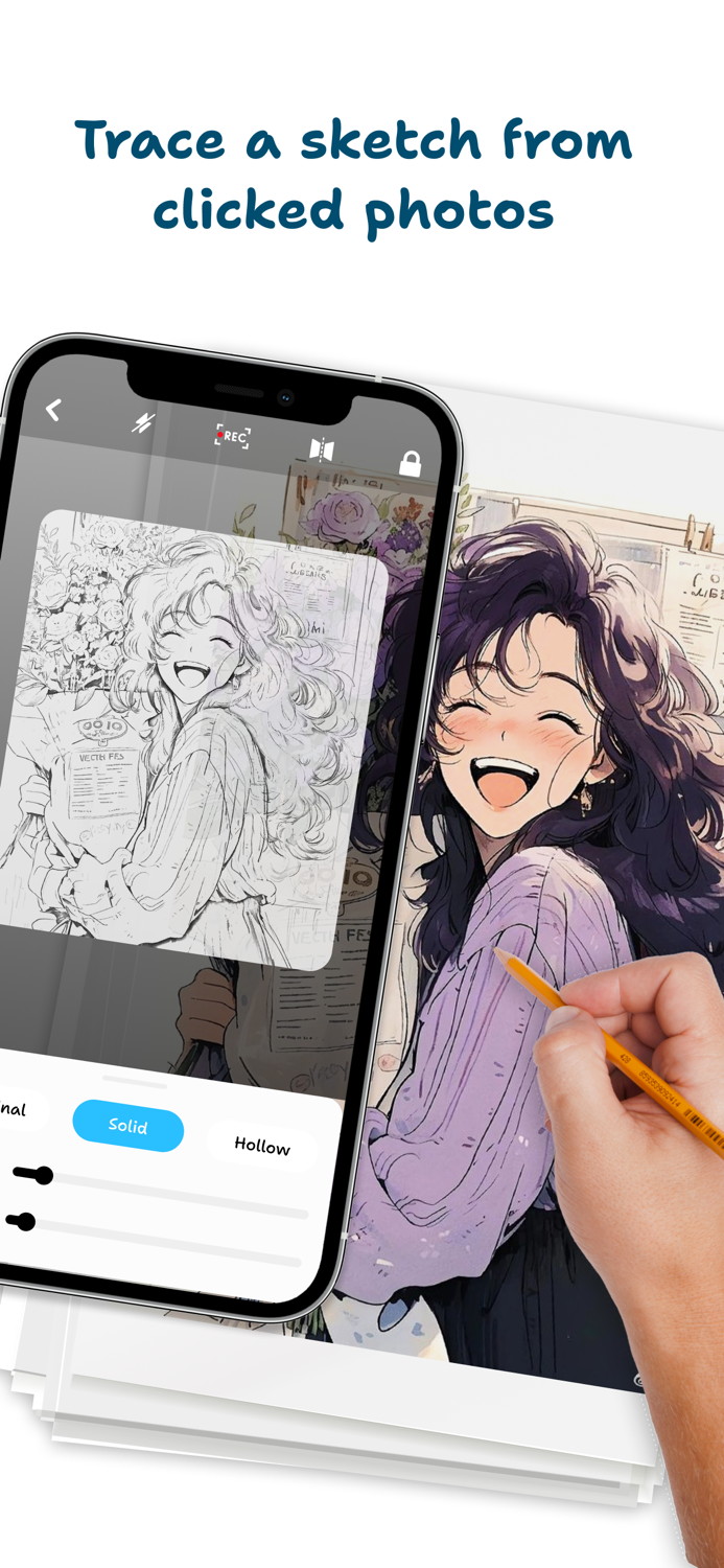 AR Draw Sketch Trace Anything