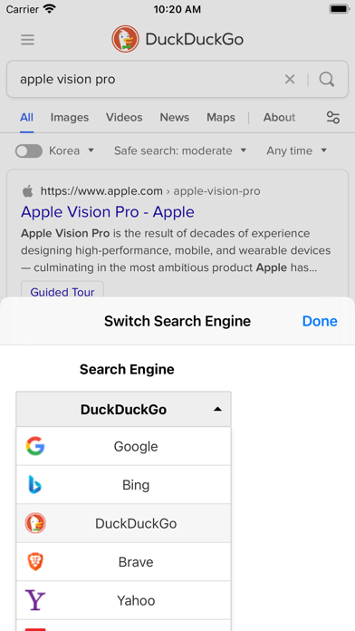 Switch Search Engine in Safariのおすすめ画像2