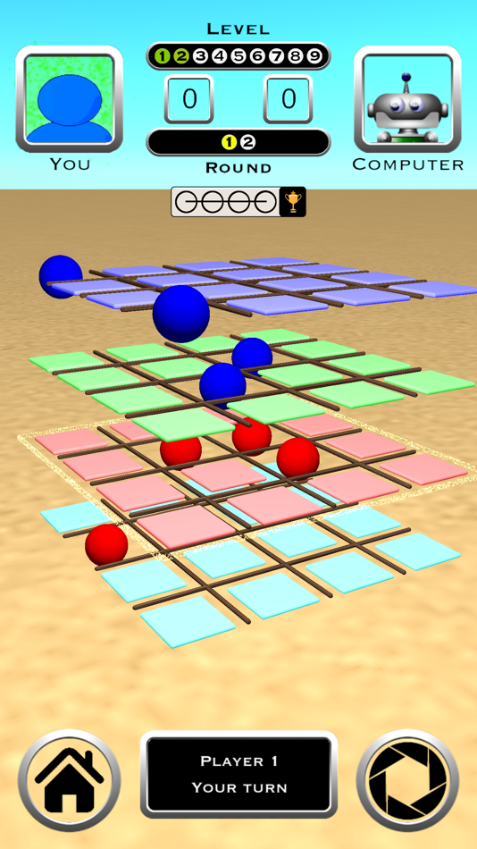 #7. Tic Tac Toe 3D Board Game (iOS) 由: Andre Castany