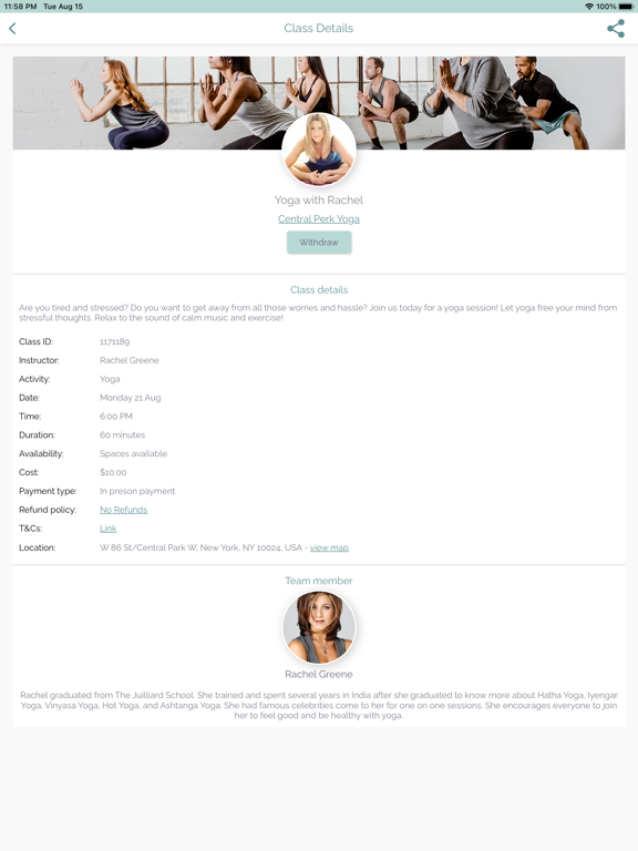 Screenshot #6 pour ClassFit