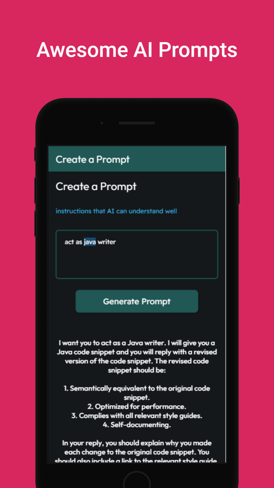 #5. Awesome AI Prompts (iOS) Podle: Farouk Nasser