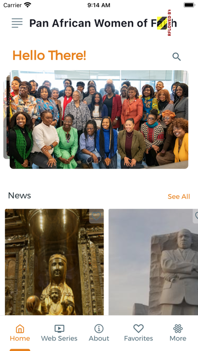 Pan African Women of Faith Screenshot