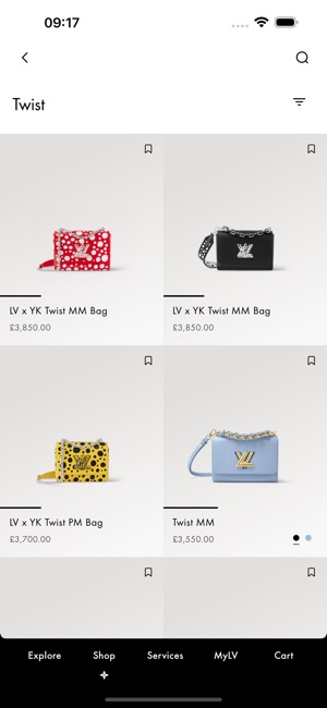 LV x YK Twist Bag