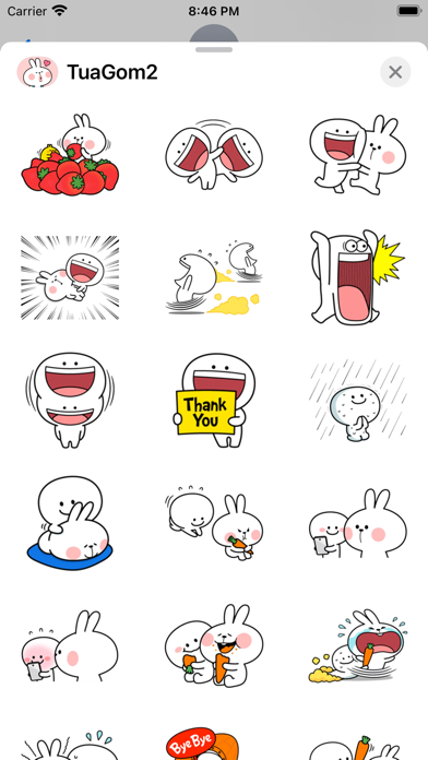 TuaGom Cute Rabbit Pack#2 Screenshot