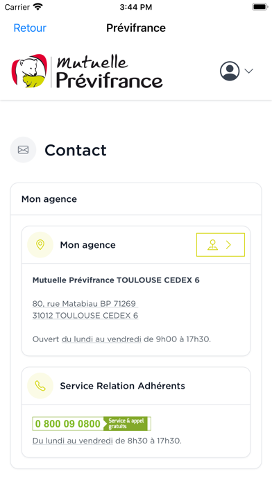 Prévifrance Screenshot