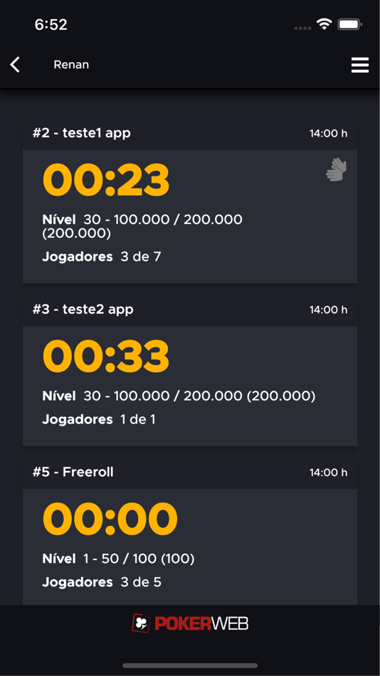 #1. PokerWeb (iOS) Podle: Poker Web