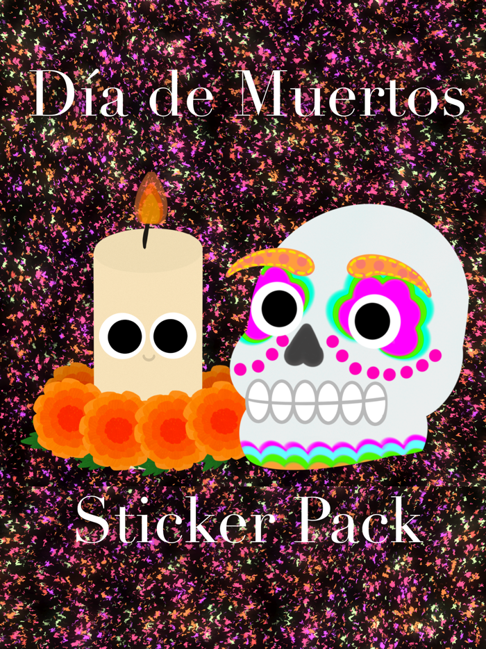 Día de Muertos Sticker Pack