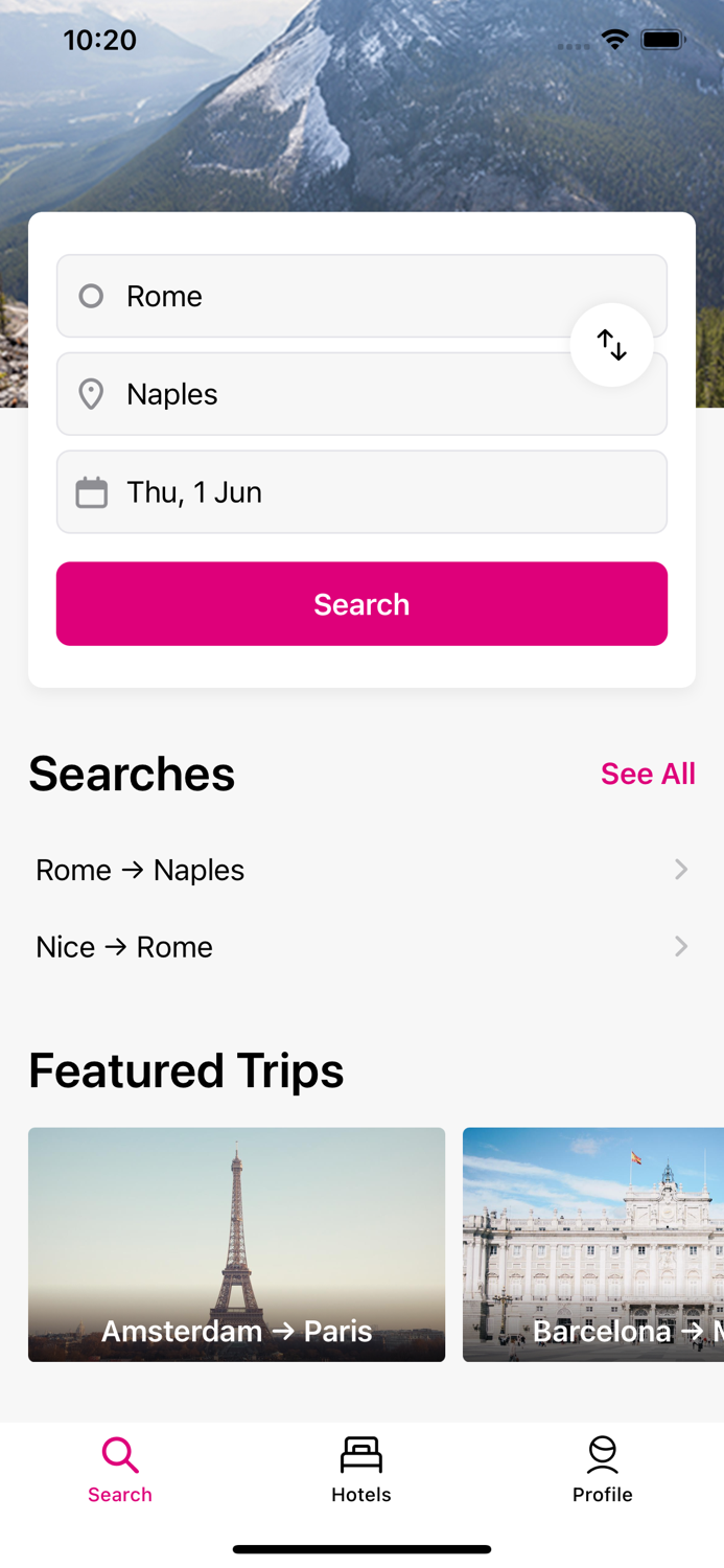 Rome2Rio Trip Planner