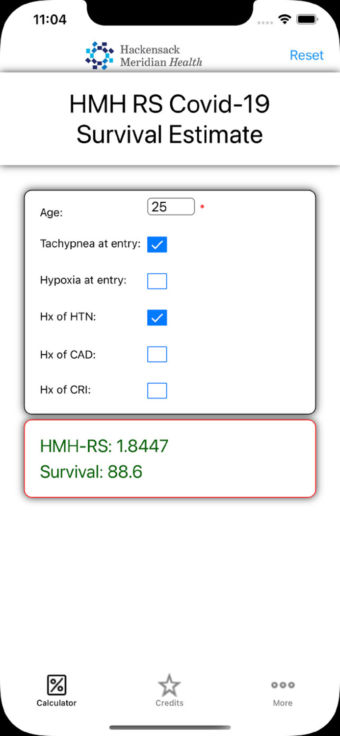 HMH RS Calculator