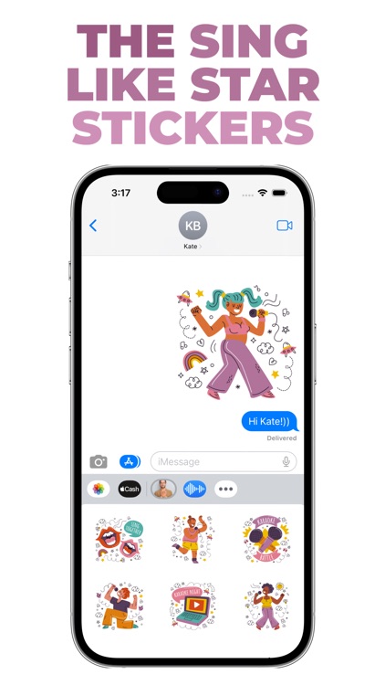 The Sing Like Star stickers