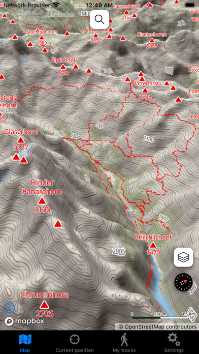 Hiking Map Schweiz Screenshot