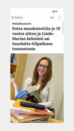 Haapavesi-lehti screenshot 2