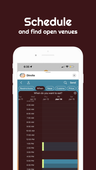 Dinvite Screenshot
