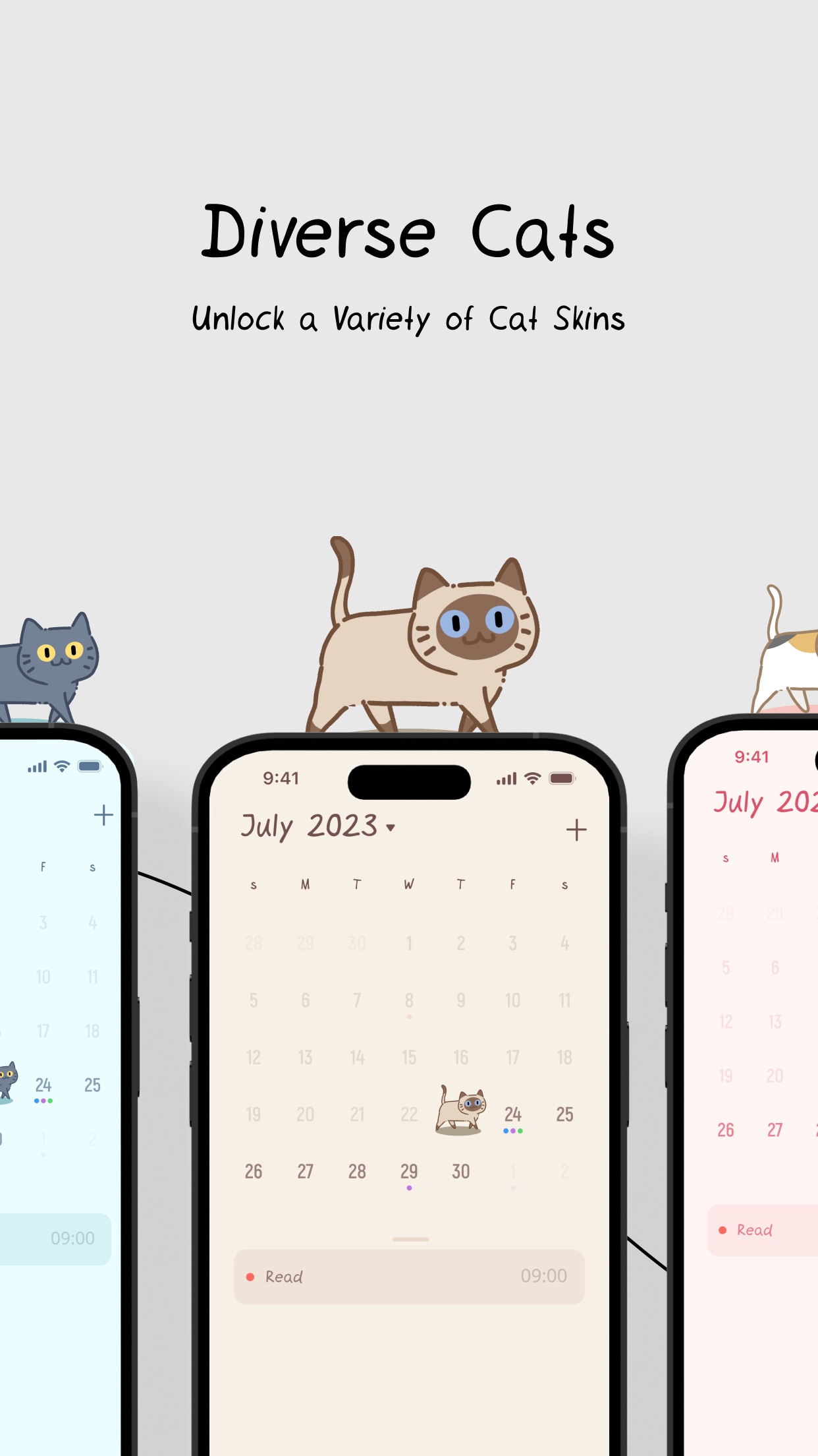 Screenshot do app Cat Calendar - With Widgets