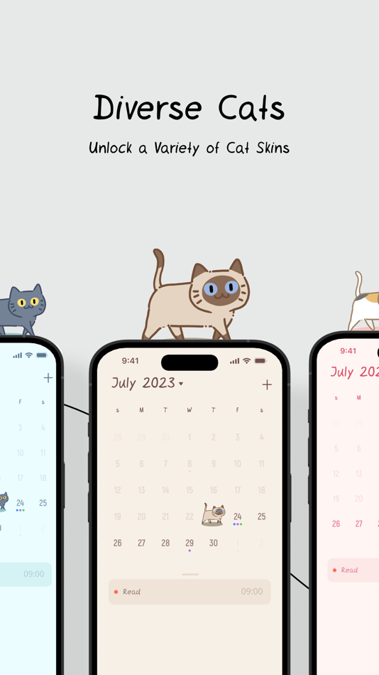 #4. Cat Calendar：Schedule Planner (iOS) Av: Nicole Cat