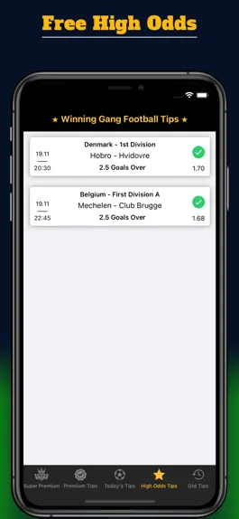 Game screenshot Betting Tips | Winning Gang hack