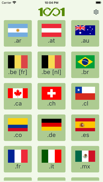 1001 Promo Codes Screenshot