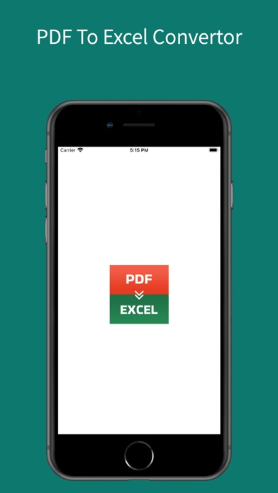 PDF To Excel App Screenshot