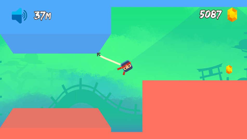 #4. Rope of a Ninja (iOS) Bởi: SilentFuture