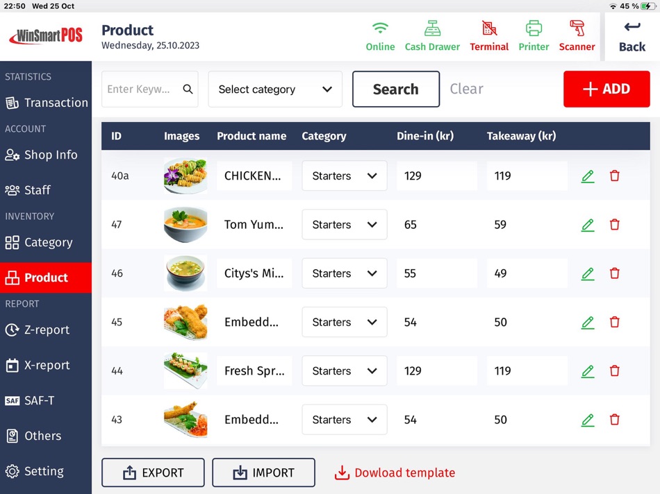 #8. WinSmart POS (iOS) 由: Win Solution AS