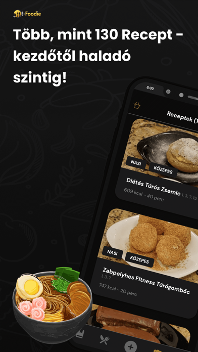 I-Foodie: Étrendtervező App Screenshot