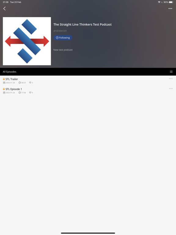 Straight Line Thinkers iPad screenshot 2 - Business app
