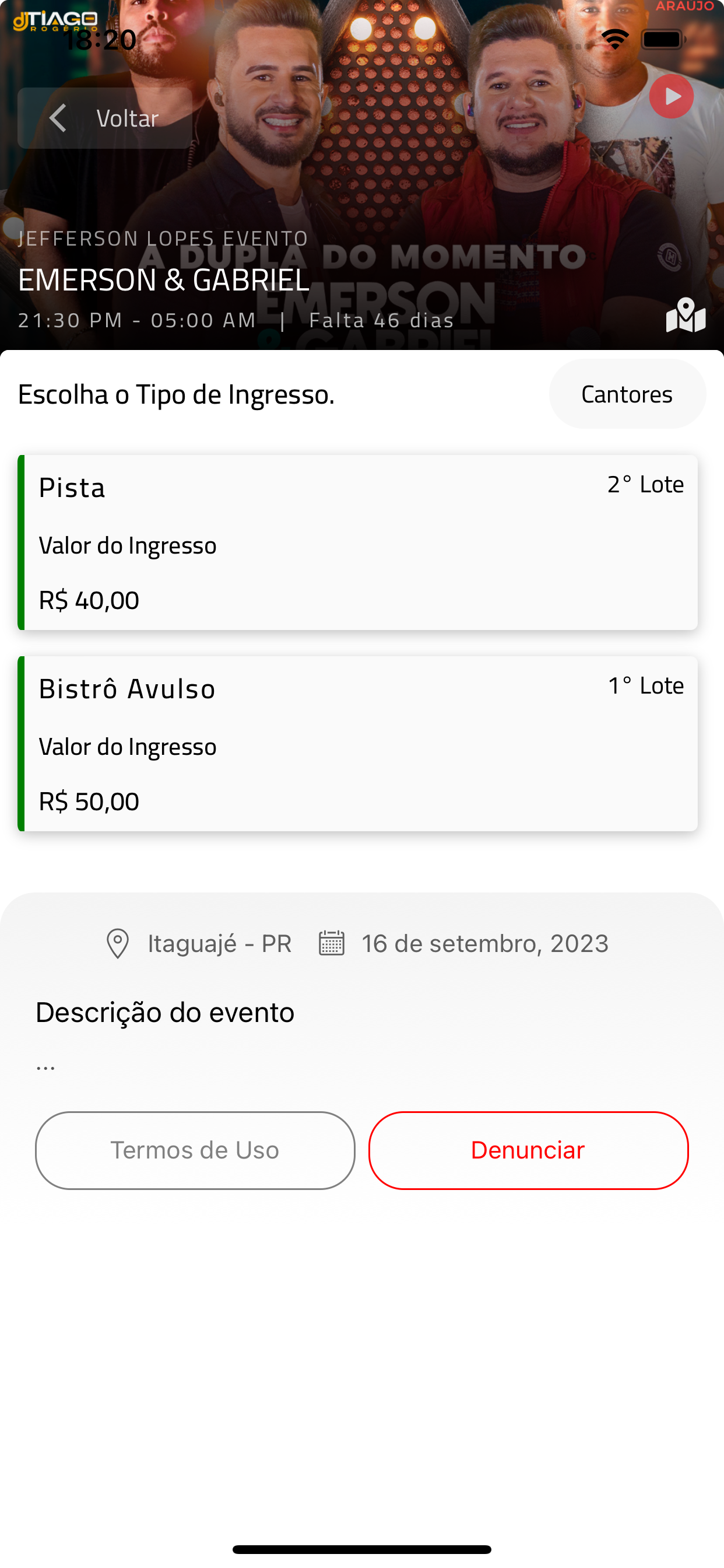 Center Ingressos