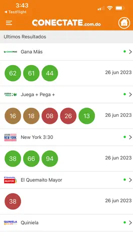 Game screenshot Conectate Loterías apk