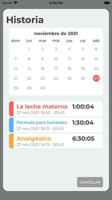 Temporizador transcurrido