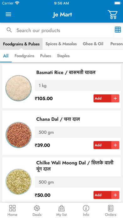 Je Mart - Order Grocery Online Screenshot
