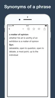 vocabulary builder: thesaurus, iphone screenshot 3