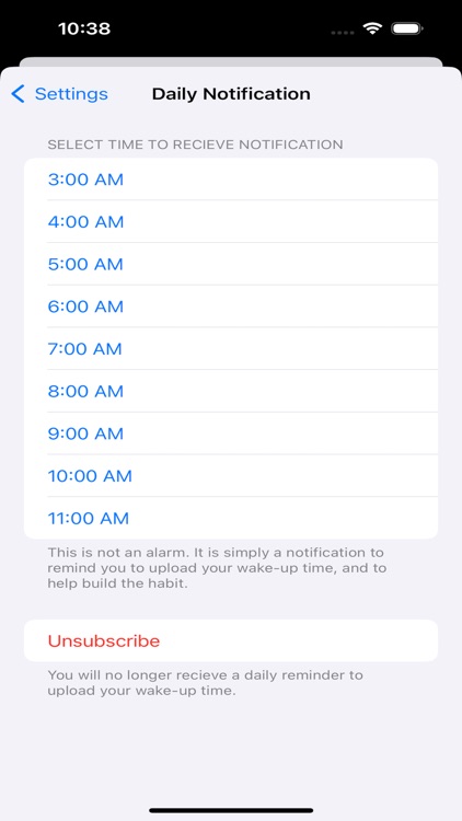 Get Up! - Track wake-up times
