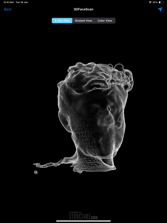 3DFaceScan - Structure SDK