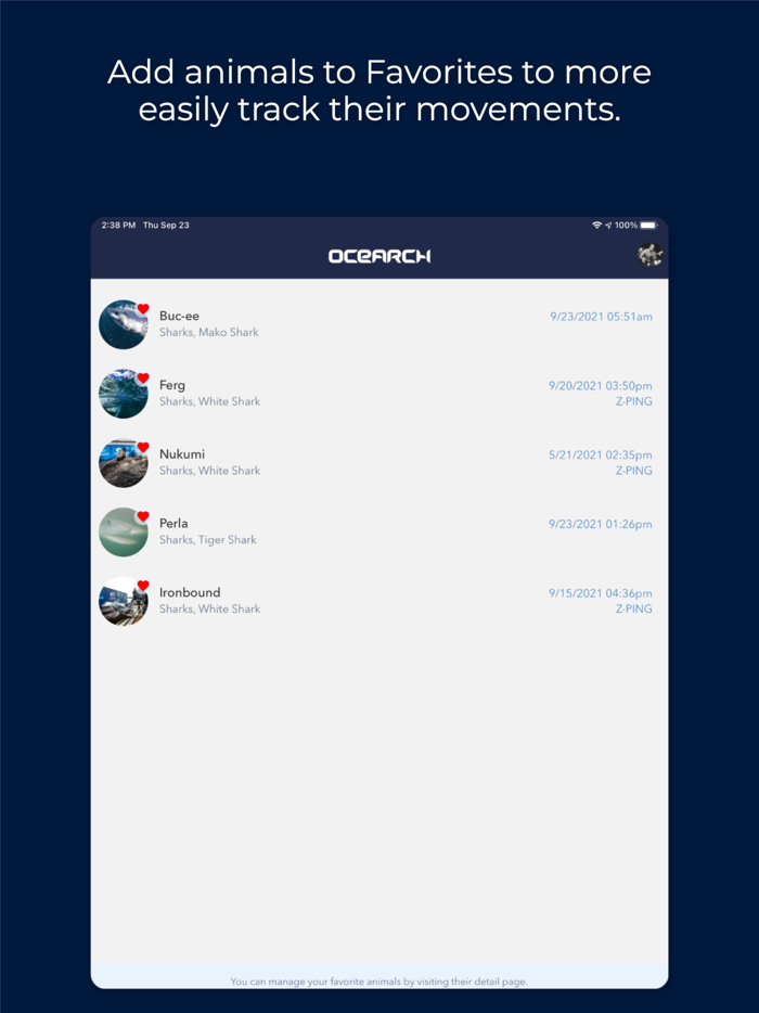 OCEARCH Shark Tracker