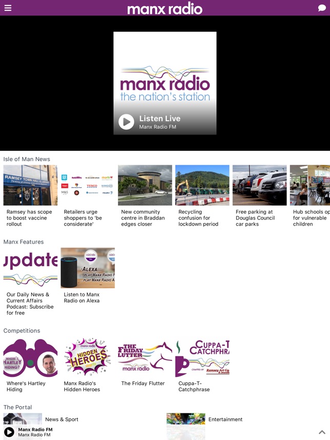 Manx Radio, Radio station