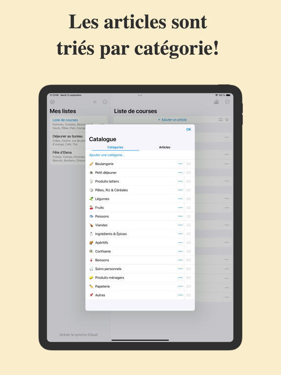 Screenshot #6 pour Shoppylist - Liste de courses