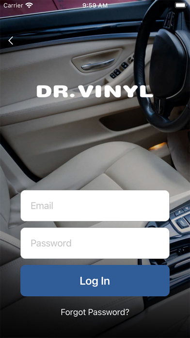 Dr. Vinyl Business App Screenshot