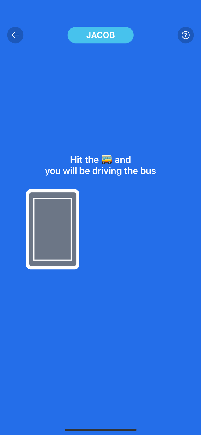 BUS - Ride the bus party game