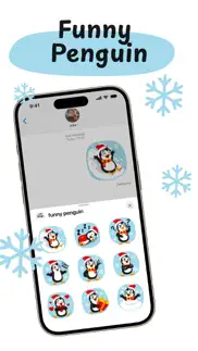 lovely funny penguin iphone screenshot 1