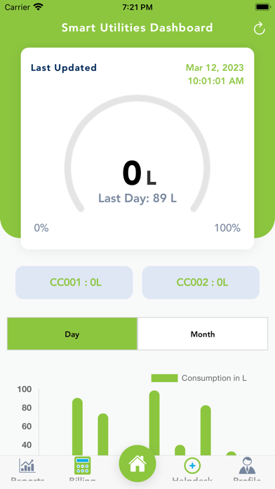 Greeneria Smart Water Meter Screenshot