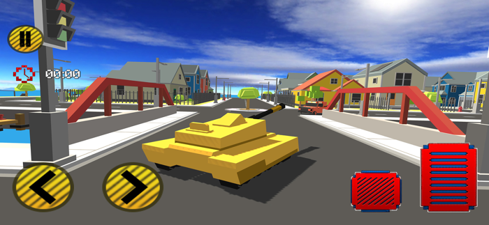 Blocky Car Chase Sim 2021