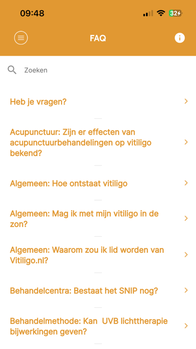 Vitiligo.nl Screenshot